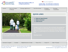 Tablet Screenshot of focusedsolution.net